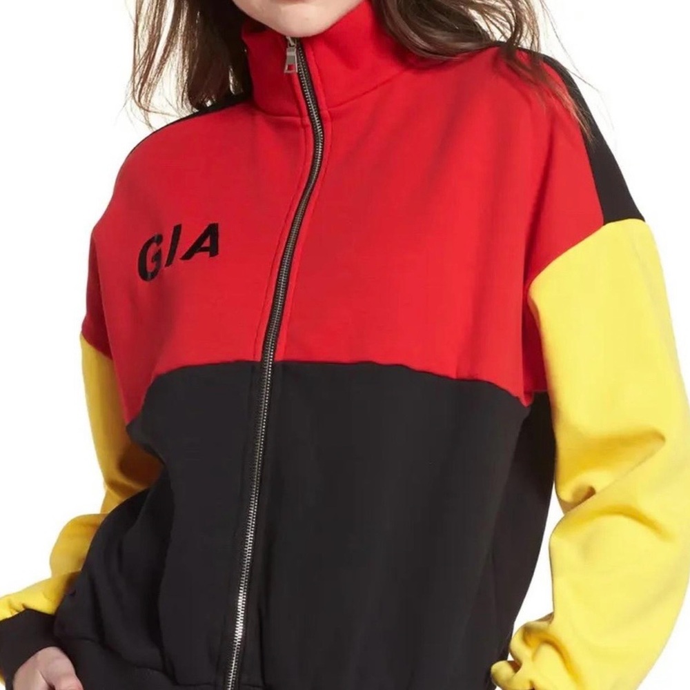 I.AM.GIA Vibrant Red and Black Jacket